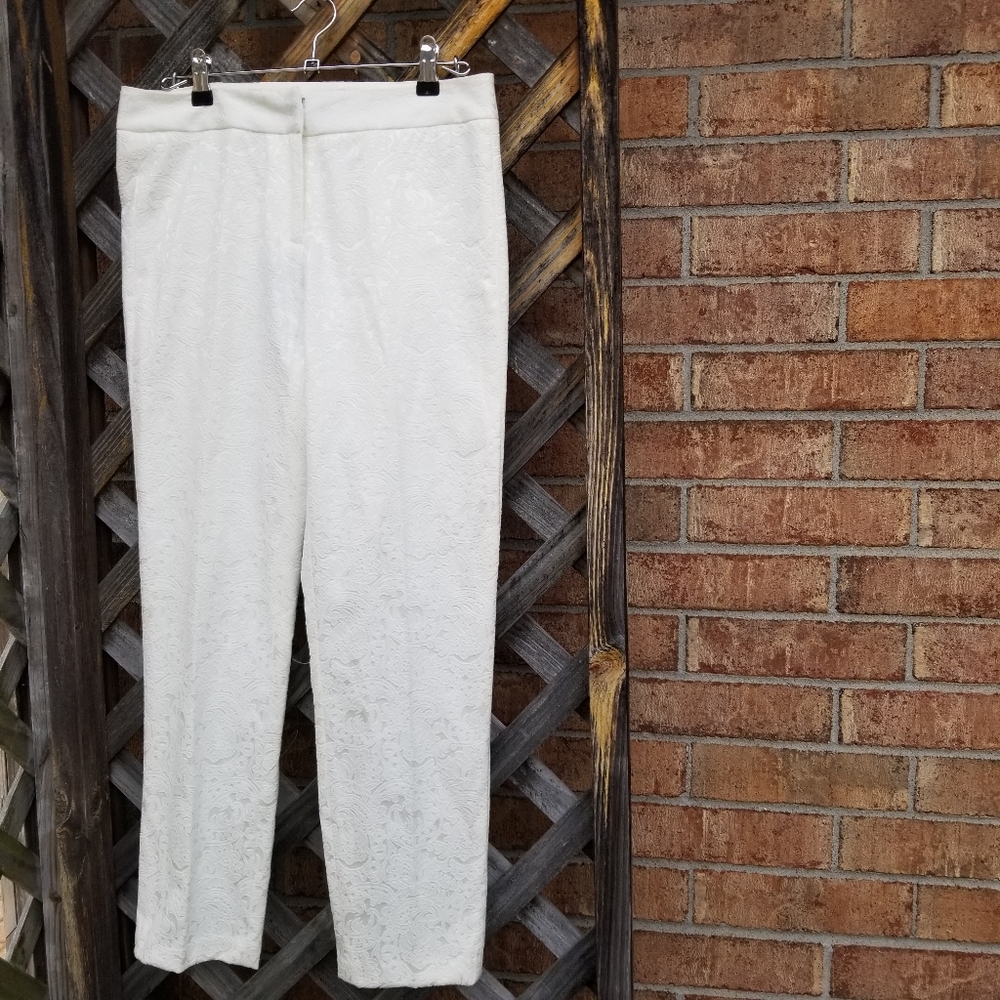 Isda & Co Jacquard Ankle Trousers
